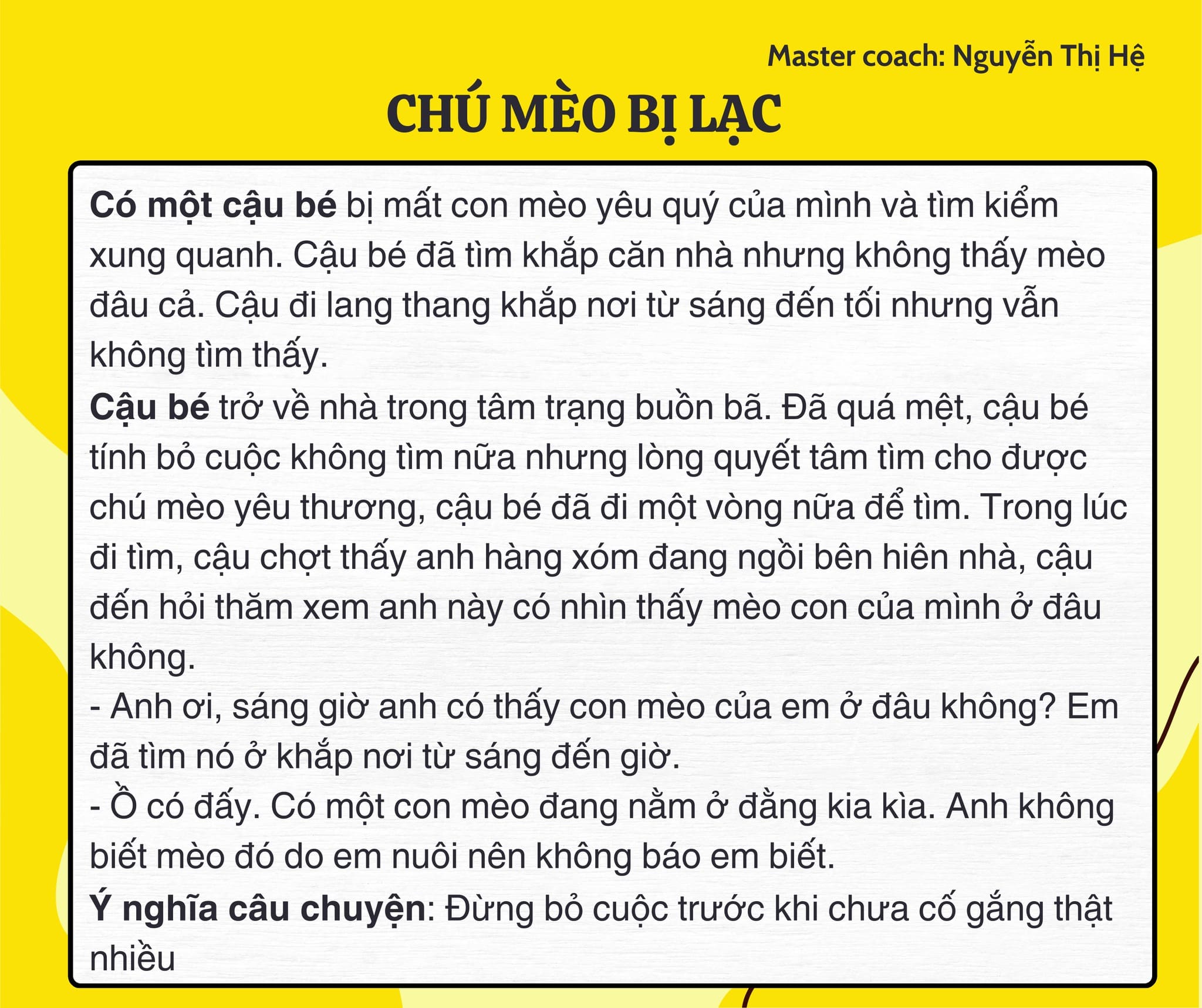 truyện kể bé nghe 5 tuổi