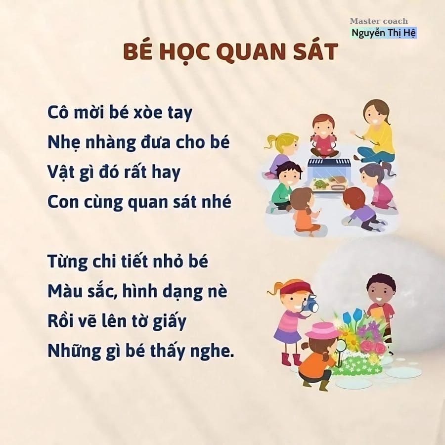 Thơ Thiền Cho Bé