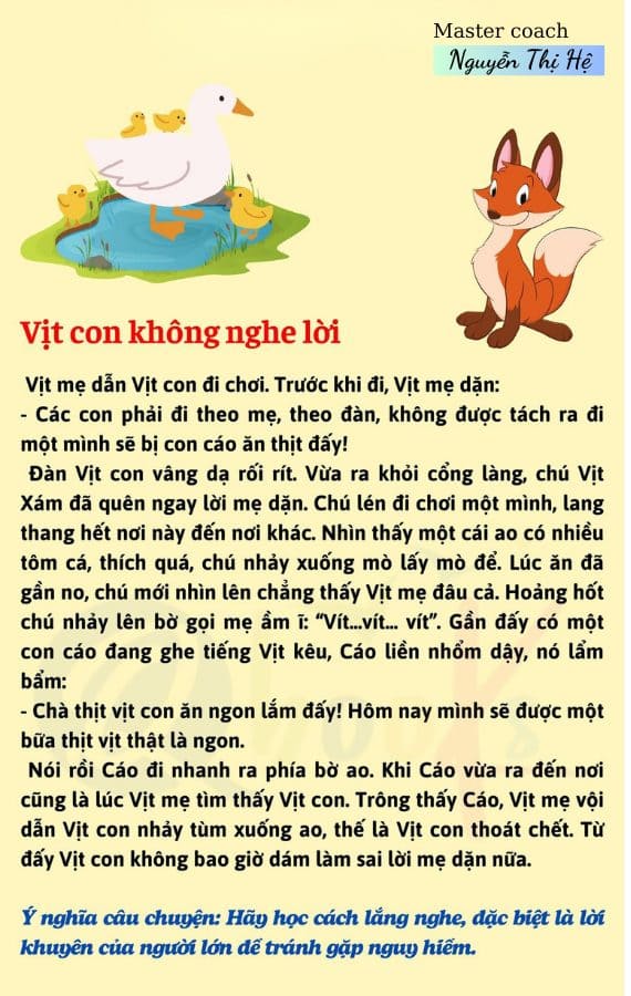 truyện đọc cho em bé sơ sinh