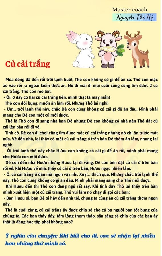 truyện đọc cho em bé sơ sinh