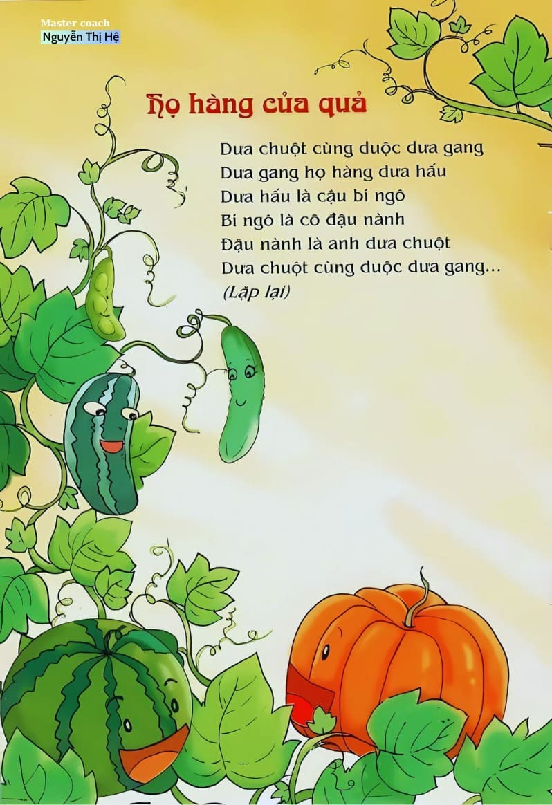 các bài hát đồng dao cho bé
