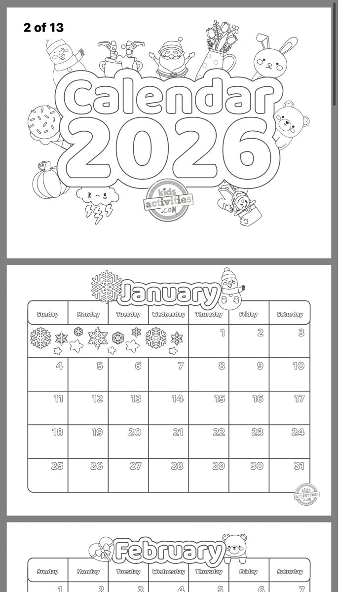 tranh tô màu tết cho bé