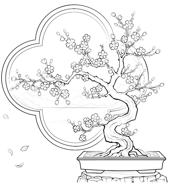 bộ tranh tô màu cho bé chủ đề tết