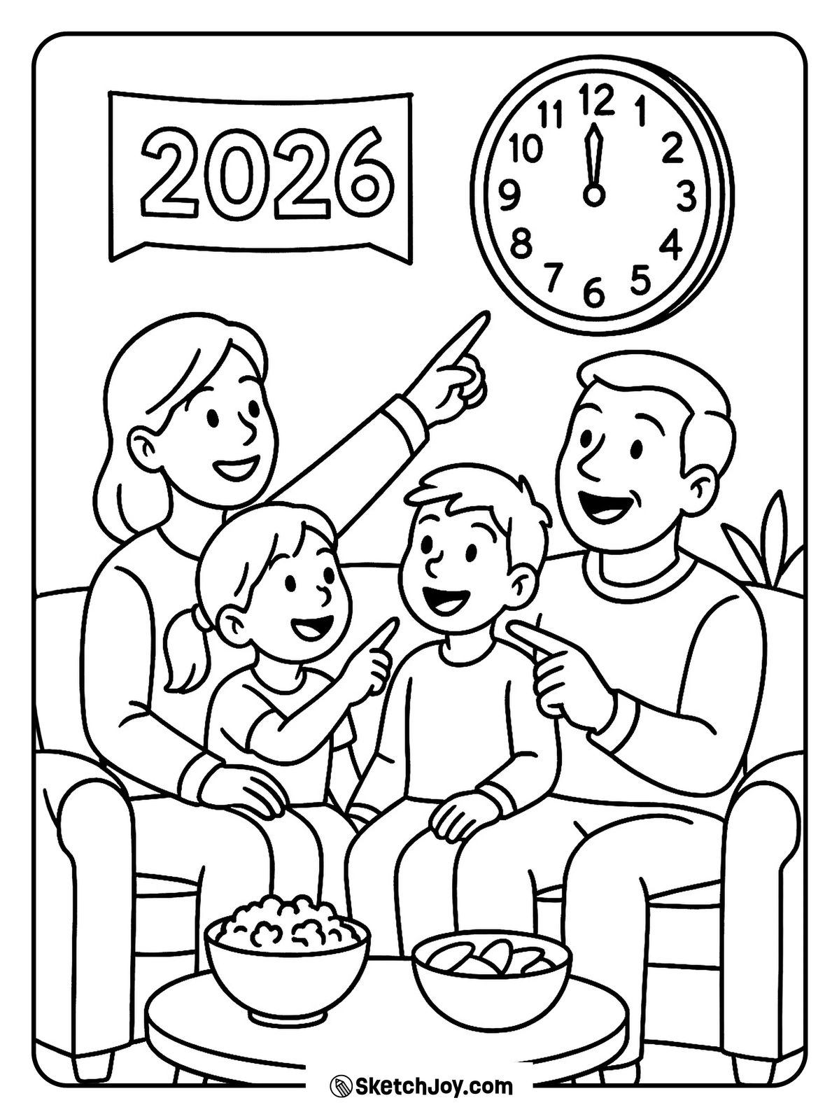 tranh tô màu tết cho bé