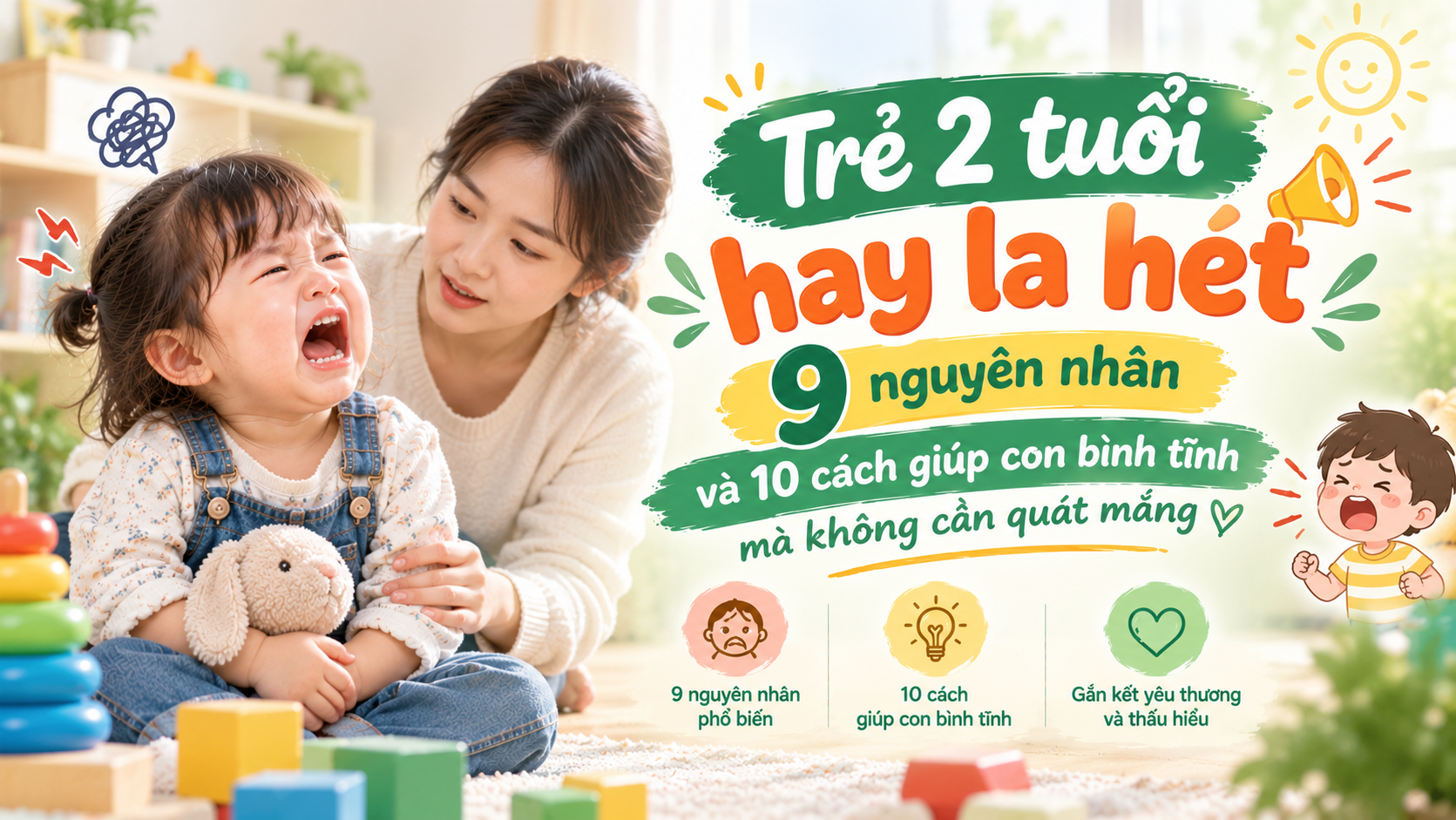 Bé 2 Tuổi Hay La Hét_ Cẩm Nang Bình Tĩnh